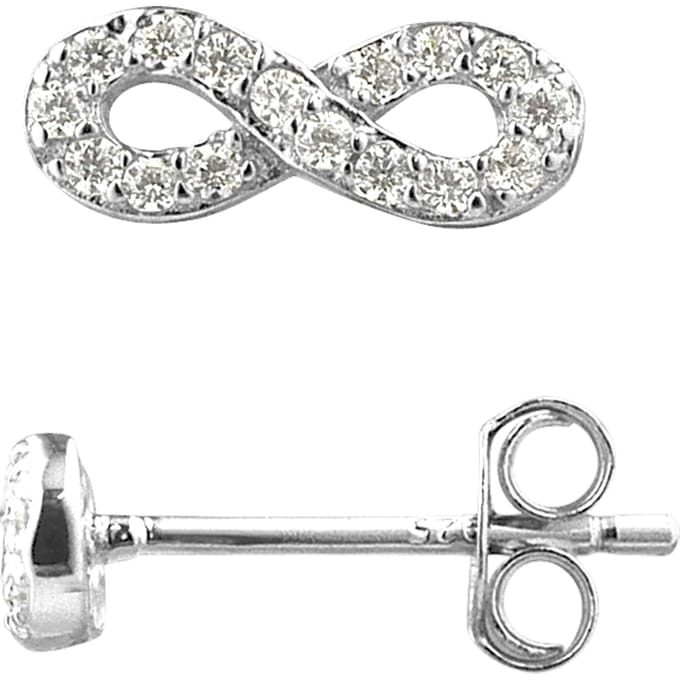 Joalire Silver 925 Oneindige oorbellen - Geen limiet