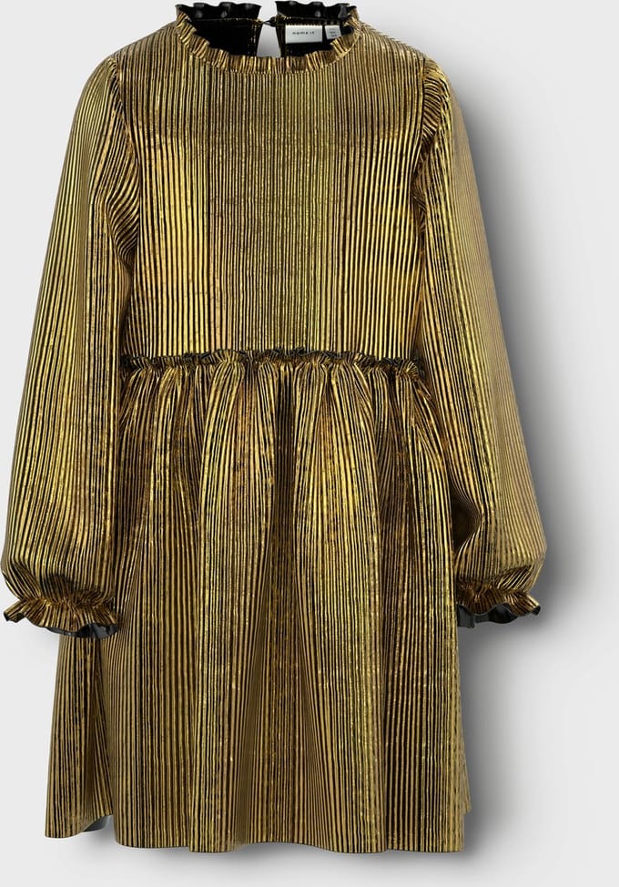NAME IT NKFRITALLICA LS DRESS PB Meisjes Jurk - Maat 152