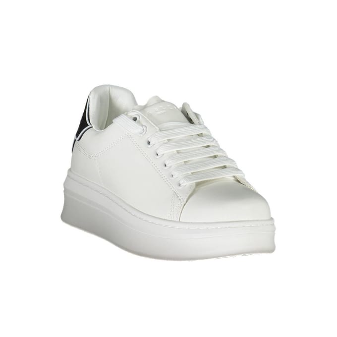 Gaelle Paris Bianco Polyurethaan Dames Sneakers