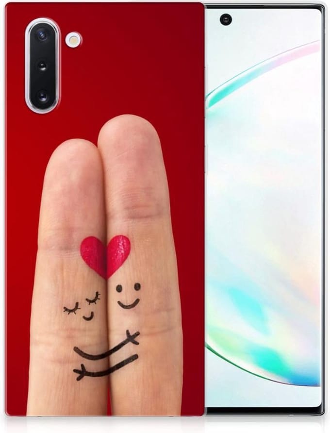 Samsung Galaxy Note 10 Silicone Back Cover Liefde - Origineel Romantisch Cadeau