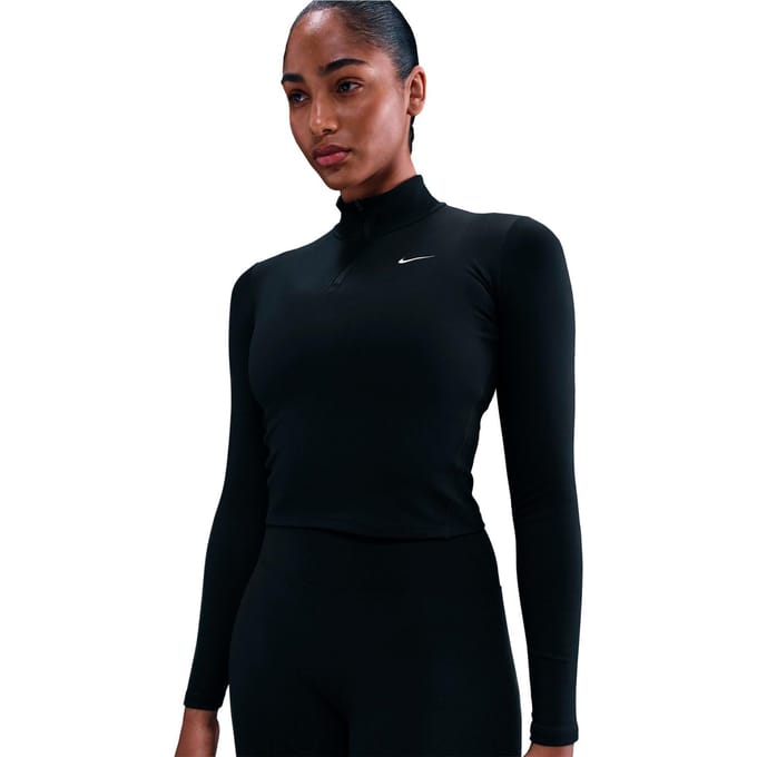 Nike One Dri-Fit Quarter Zip Longsleeve Dames
