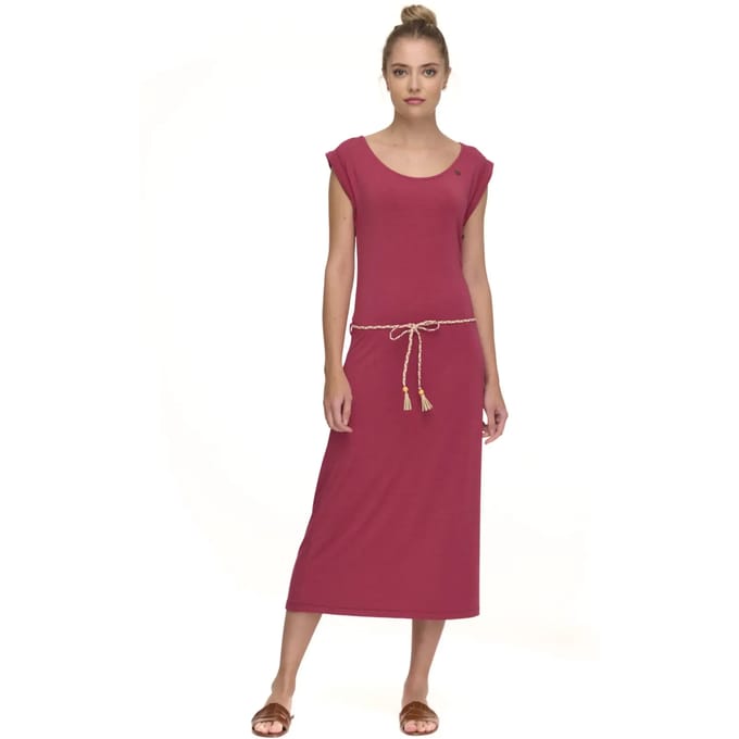 Ragwear jurk tag Donkerroze-S (36)