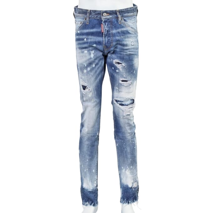 Dsquared2 Cool Guy Jean Blue Distressed Denim Broek