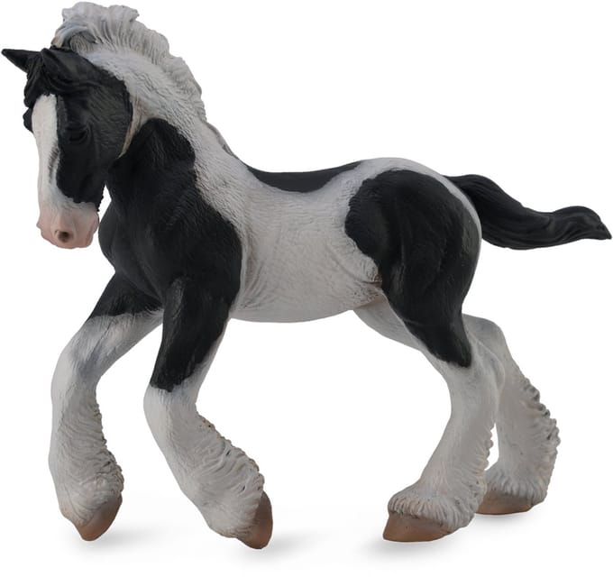 COLLECTA Figurine - Tinker Veulen Zwart-Wit - (M) - Paarden - Handgeschilderd - Miniatuur