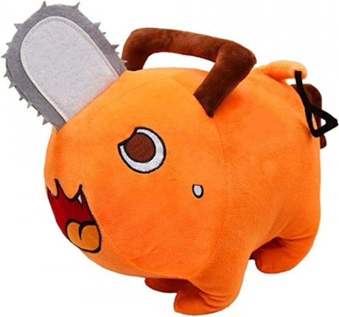 Play by Play Chainsaw Man Pochita Plush - Zacht en knuffelbaar - 27 cm