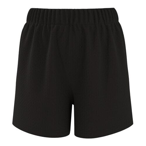 ESMARA Dames shorts met crinkle-structuur (Zwart, S (36/38))