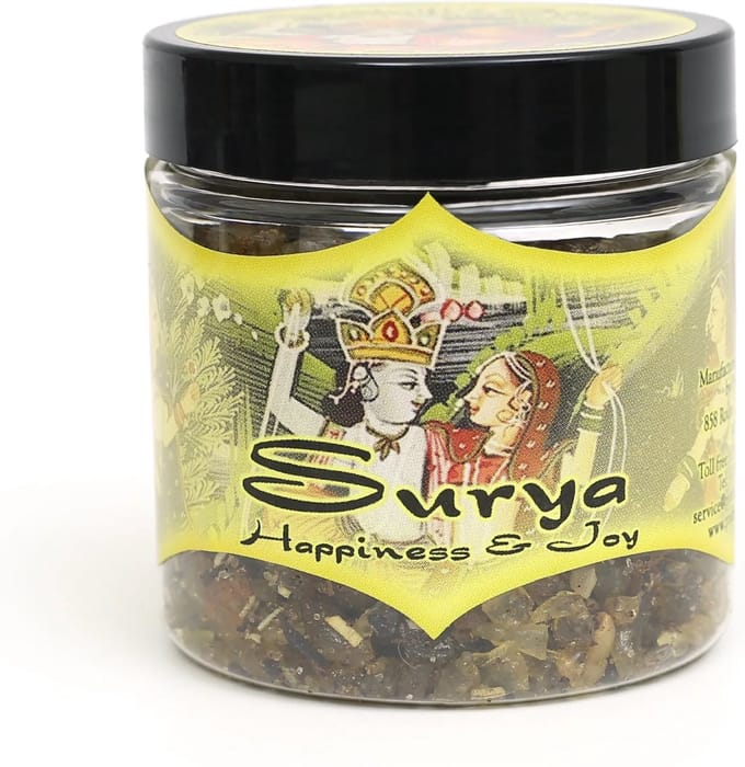 Wierookhars 'Intension', Surya: Happiness & Joy, Prabhuji's Gifts, 68 gram