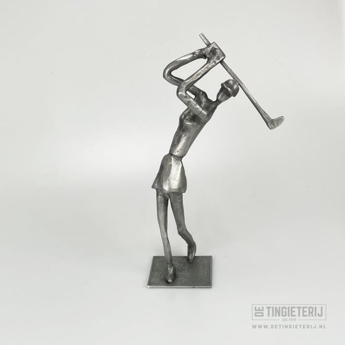 Golfster - Golfsculptuur - Golf Beeldje - Golftoernooi - Golftrofee - Golf Accessoires - Cadeau golf - Luxe geschenk