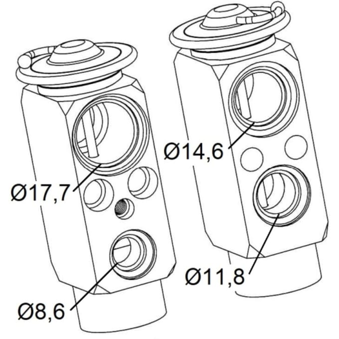 Expansieventiel, airconditioning NRF 38399