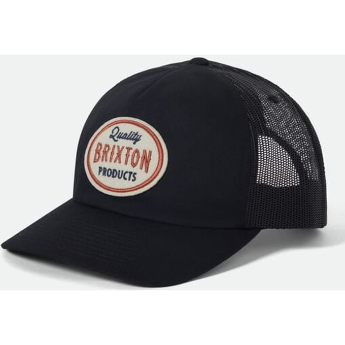 Brixton Cap - Henry MP Trucker Hat - voor Mannen - zwart