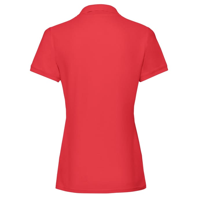 Fruit of the Loom Dames/Dames Premium Effen Poloshirt (Rood)