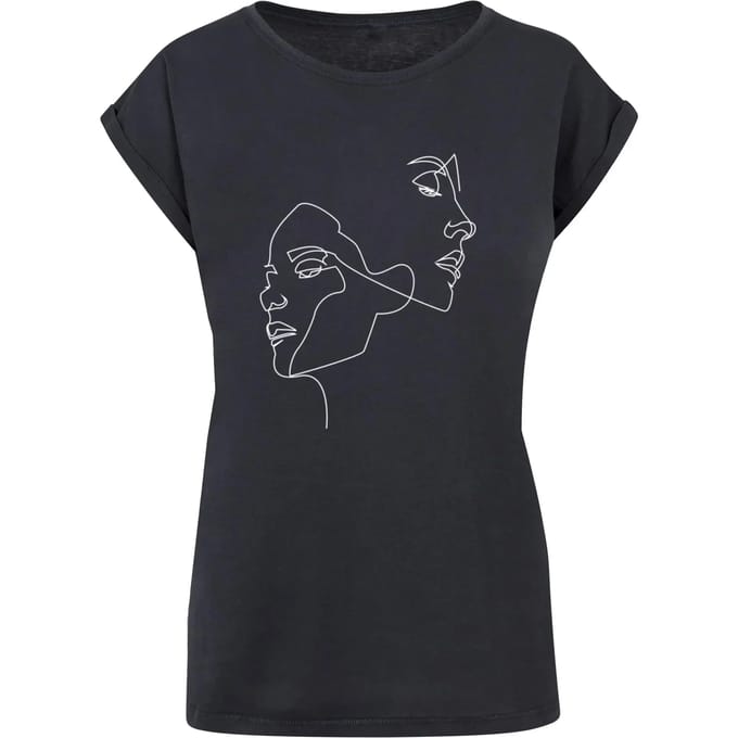 T-shirt dames Mister Tee One Line