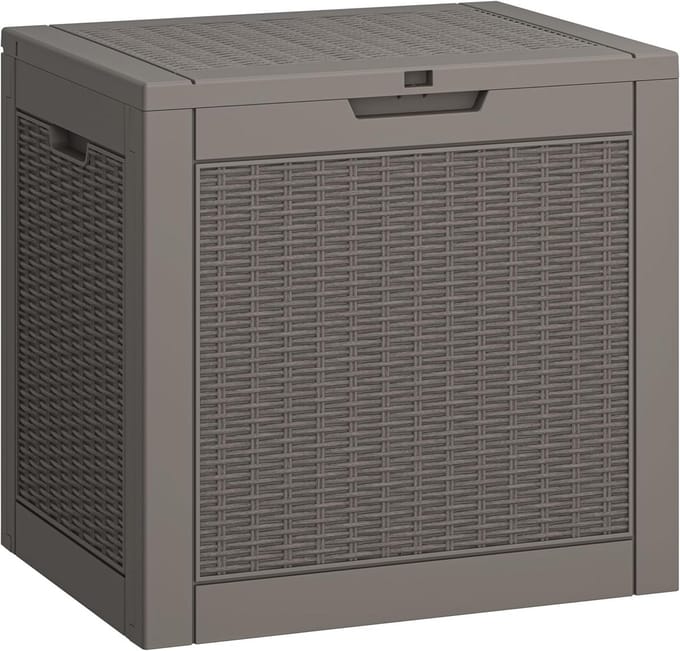 Waterdichte Opslagdoos 31 Gallon voor Tuingereedschap en Zwembadaccessoires