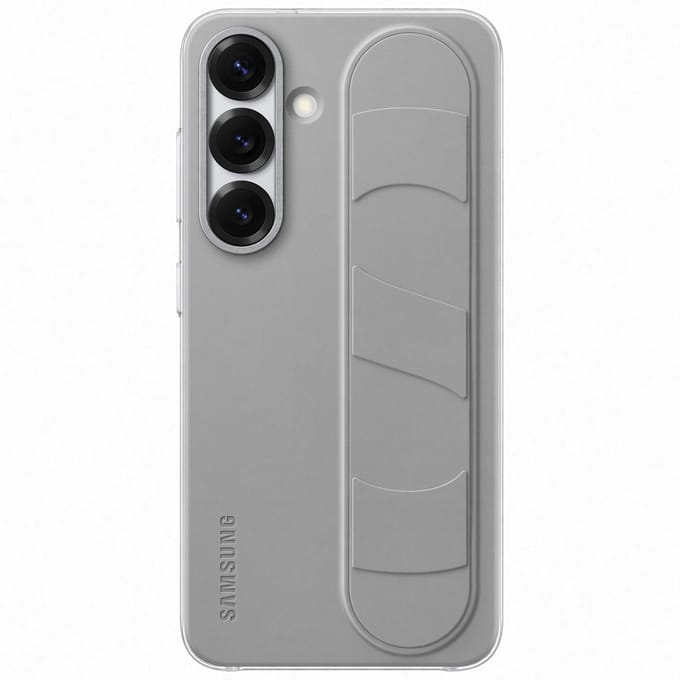 Originele Standing Grip Case voor de Samsung Galaxy S25 - Grijs