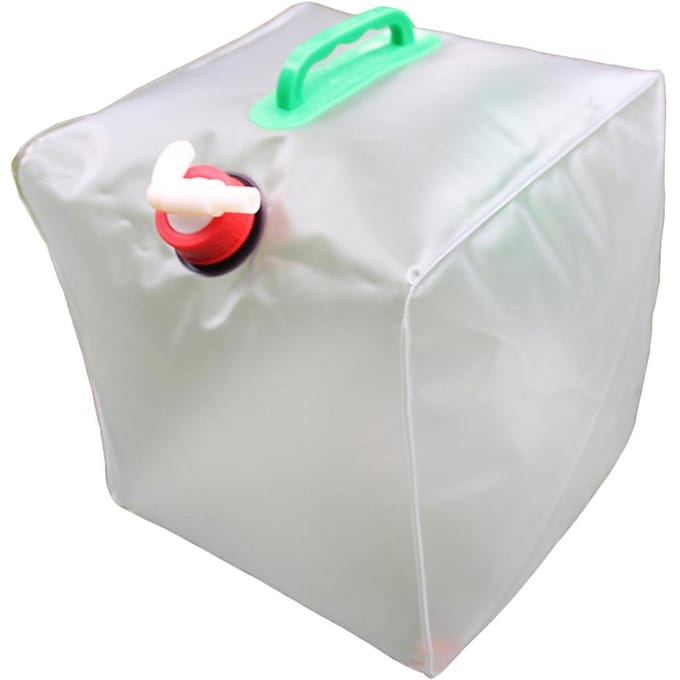 Outdoor Opvouwbare Draagbare Transparante EVA Waterzak ultralicht Grote Capaciteit(20L) white