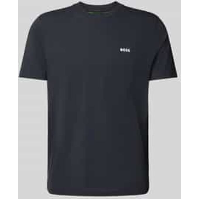 T-shirt met labelprint