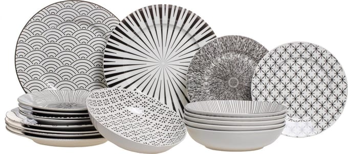 Studio Tavola Serviesset Black Sailor - 18-delig / 6 personen