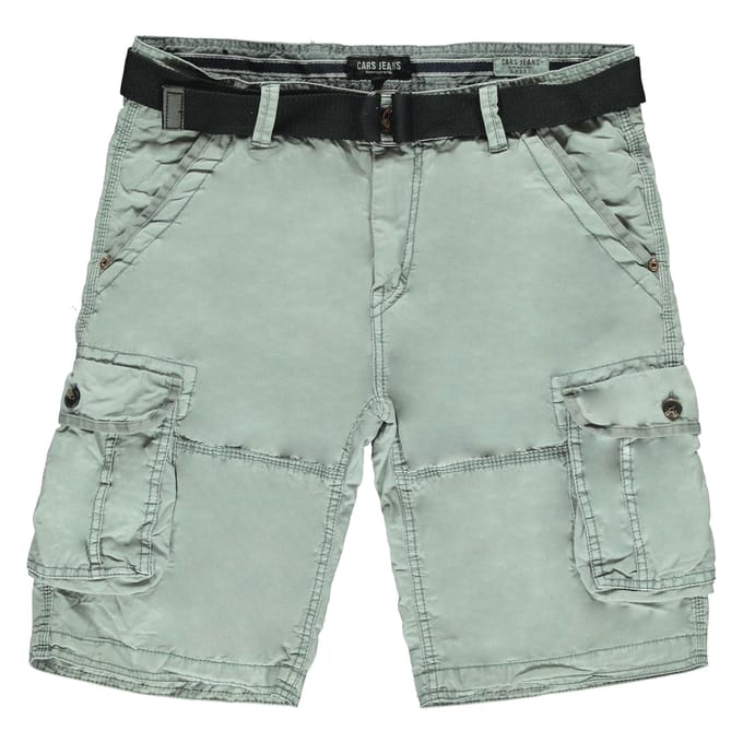 Cars Jeans Short Durras Heren Broek - Stone Grey - Maat S