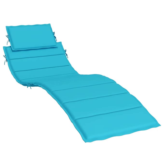 vidaXL - Ligbedkussen - oxford - stof - turquoise