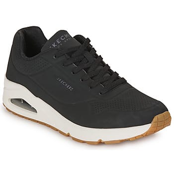 Skechers Uno - Stand On Air - Heren Sneakers - Zwart