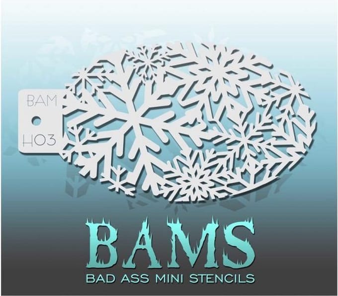 Bad Ass BAM Schmink sjabloon H03