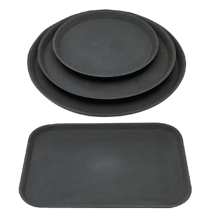 Speciale Aanbieding Olympia Kristallon Polypropyleen Antislipdienbladen Combo (pak van 12) - S440 - Horeca & Professioneel