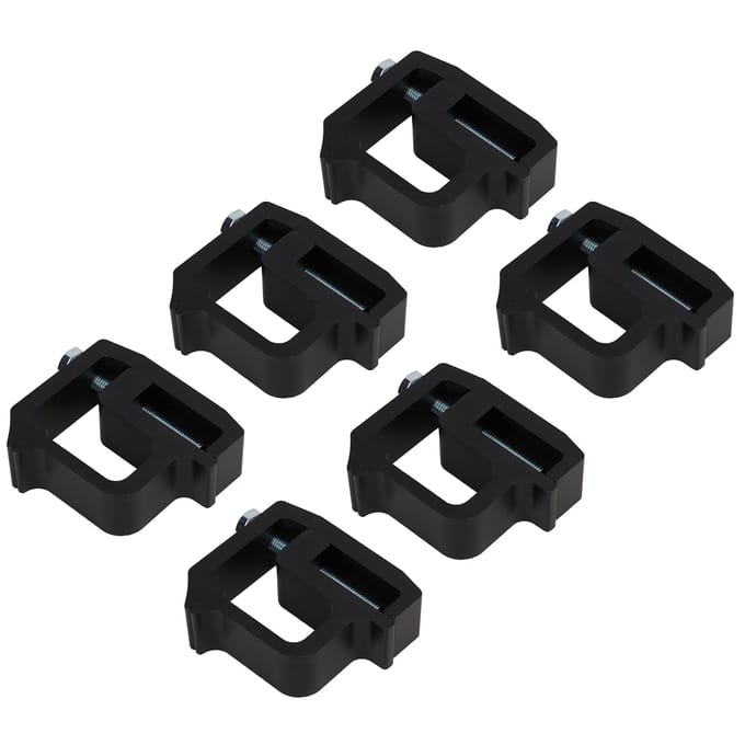6 Stuks Montageklemmen voor Pick-up Cap Vervanging voor Chevy Silverado Sierra 1500 2500 3500 black