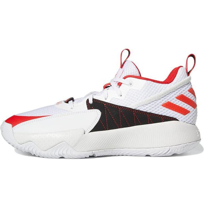 Dame gecertificeerde basketbalschoen voor heren, cloudwit/levendig rood/dash grijs