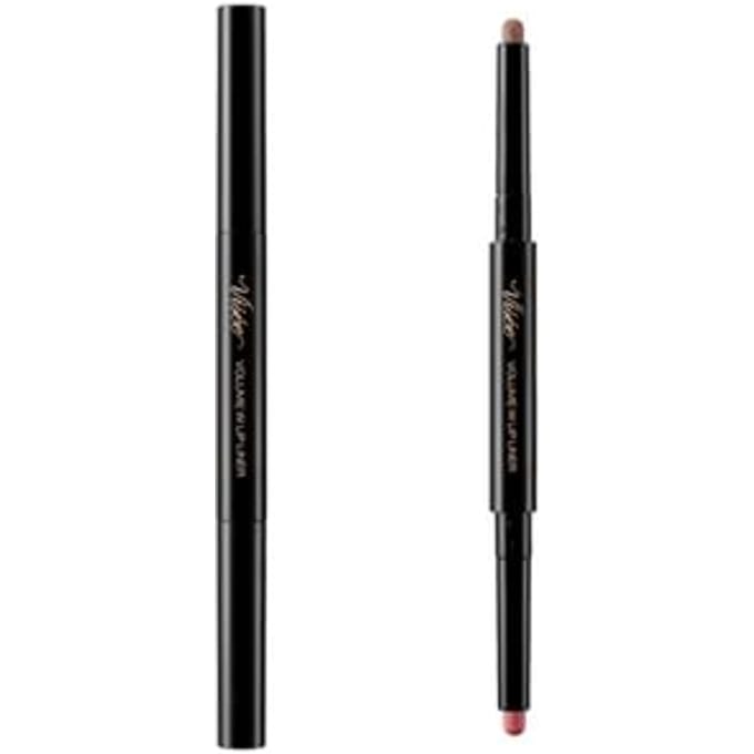 Kose - Visee Volume W Lip Liner 02 Pink Beige & Cool Brown