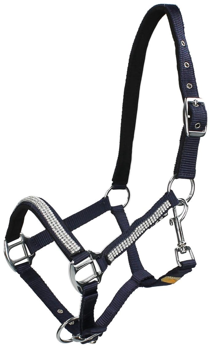 Epplejeck Veulenhalster Epplejeck Strass Donkerblauw