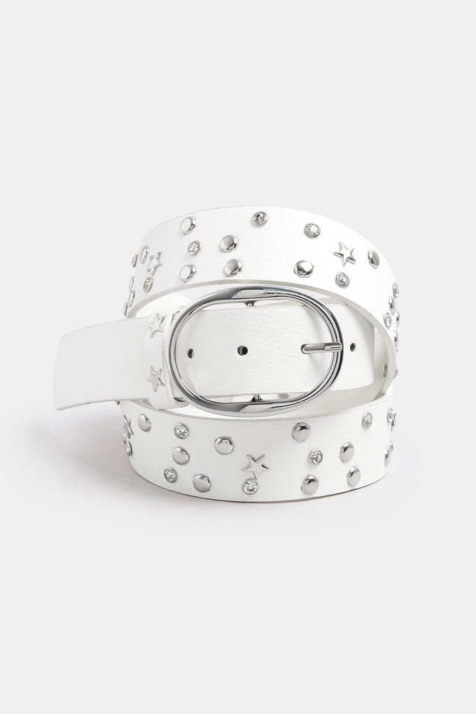 Yours Witte Ster Versierde Diamanten Riemsize 58-60
