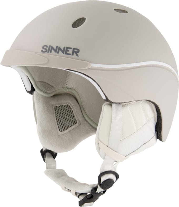 SINNER TITAN Unisex Skihelm - MATTE LIGHT GREY - Maat S,52-54 cm