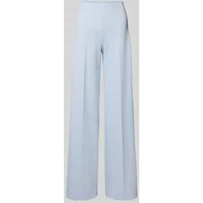 Broek met wijde benen en persplooien model 'BEFORE'