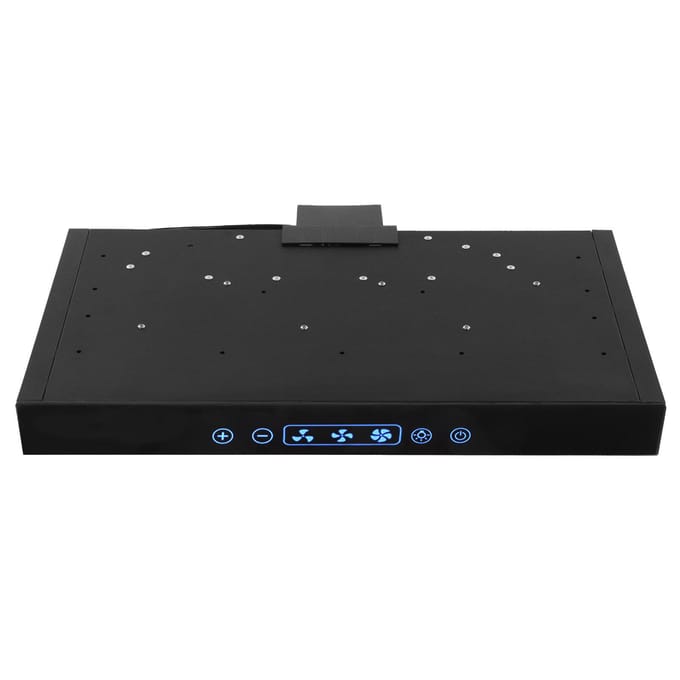 Onderbouw Afzuigkap 3 Snelheden Ventilator RVS Touch Bedieningspaneel LED Licht voor RV Camper gray