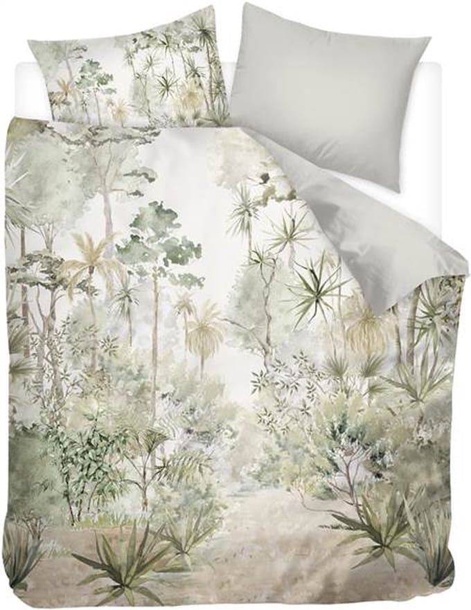 Snoozing Tymon Dekbedovertrek - Extra breed - 260x200/220 cm - Off-White