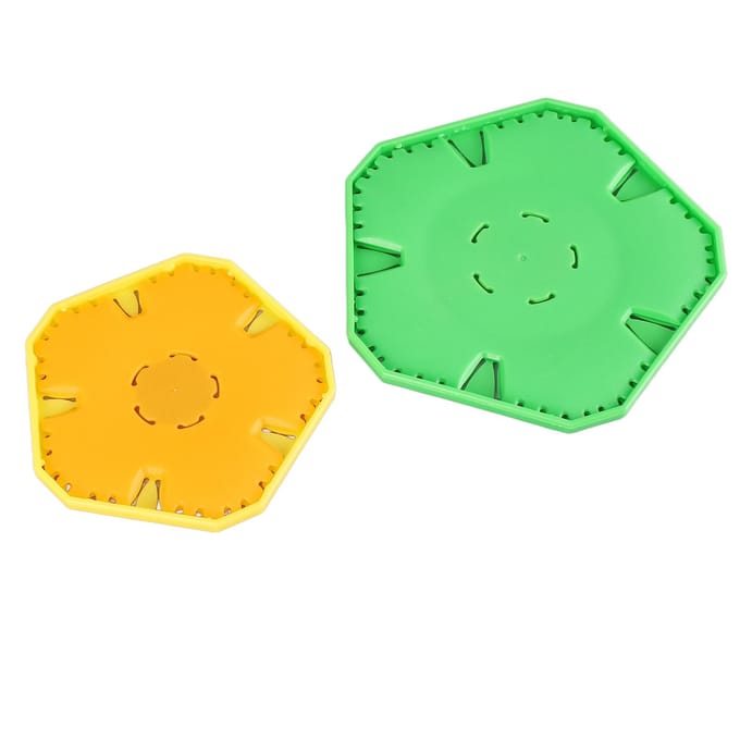 Bloemenmaker Set Tijdbesparend Eenvoudige Bediening Stoffen Bloemenmaker Platen voor DIY 5-bladige Bloemen green