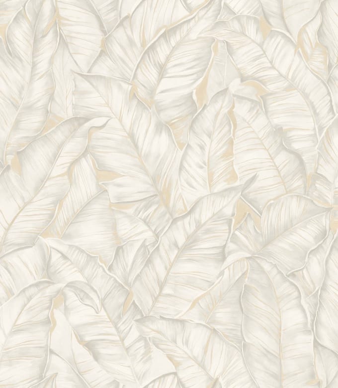 Zambaiti Vinylbehang Z30301 - Trussardi 8 - Botanisch Wit - 70cm x 10.0m