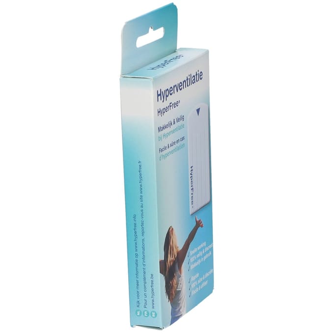 Hyperfree Cassette – Hulpmiddel bij hyperventilatie - Gecontroleerd Ademhalen - Herbruikbaar & Compact Medisch Hulpmiddel - bij Stress, Paniek & Spanning
