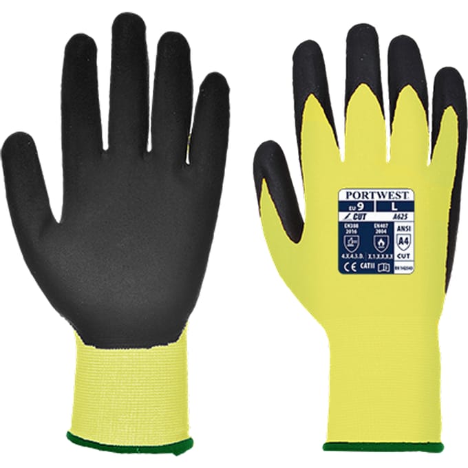 Hi-Vis Snijbestendige Handschoen, Portwest A625