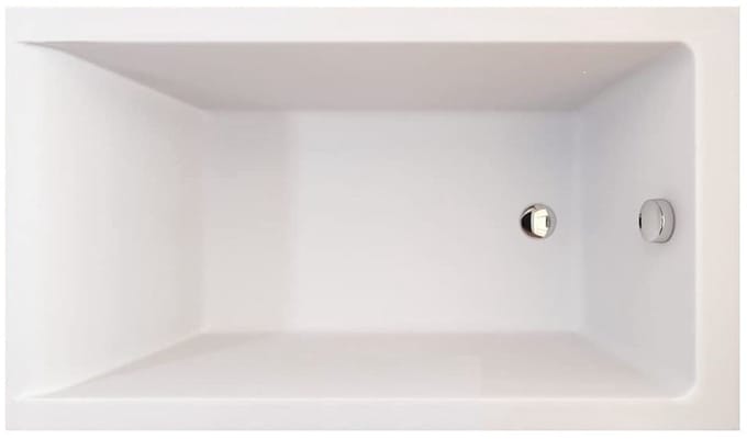 Badland CAPRI ligbad 100 x 70 cm wit