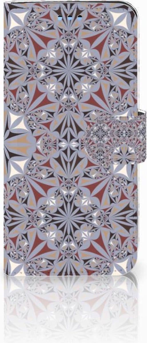Samsung Galaxy S9 Bookcase Flower Tiles