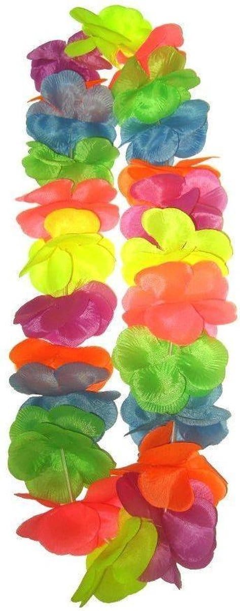 PartyXplosion - Hawaii slinger - Bloemenkrans - Rond - Neon