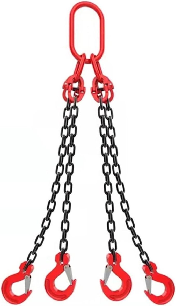 Ketting Takel - Hijsgereedschap - Zwaar Tillen - Multi-Limb Ontwerp - 3 Ton 2 Meter - Grijs