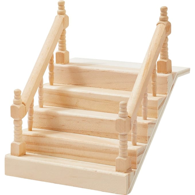 Miniatuur trap met leuning