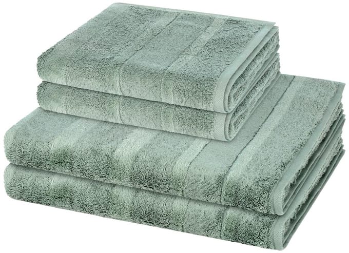 Cawö Sonstiges 2 X handdoek 2 X douchehanddoek - in set 4 pack Noblesse