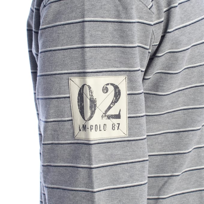 Comfort Fit Polo met lange mouwen UMP304-JS336 Heren