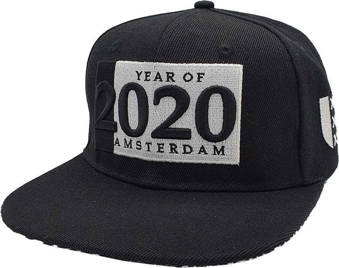 Lauren Rose - Het Jaar van Amsterdam 2 020 - Snapback Pet - One Size - Black