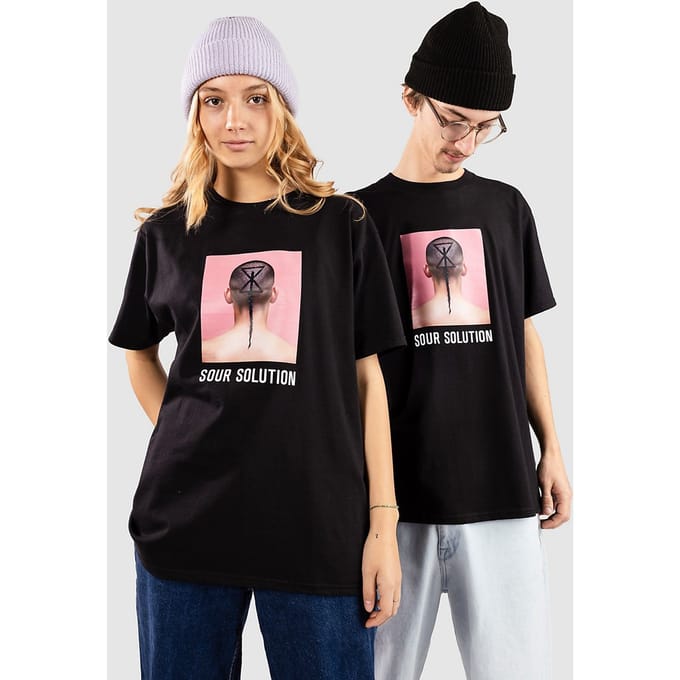 Sour Solution Braid T-Shirt zwart