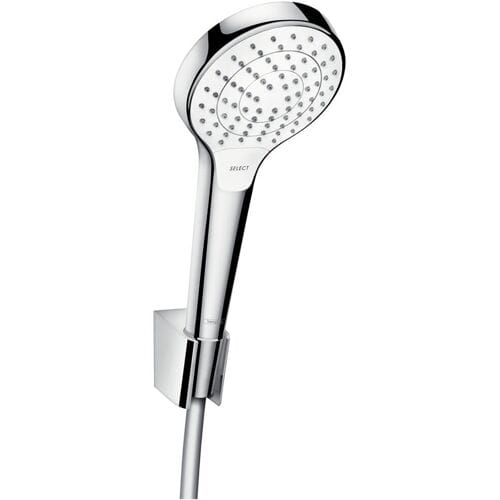 Hansgrohe Croma Select S Vario / Porter'S Badset - 125 cm slang - Chroom / Wit