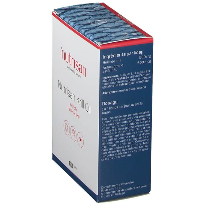 Nutrisan Krill Oil 60 Zachte capsules